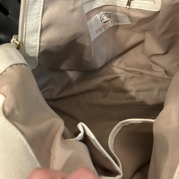 Big Buddha Floral Vegan Leather and Fabric Hobo Bag - Picture 3 of 4